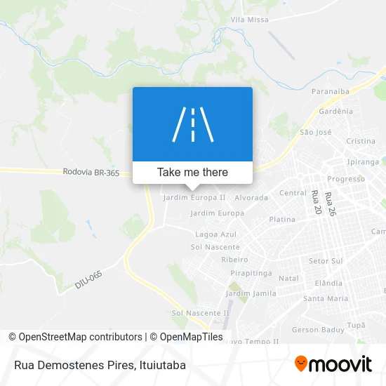 Rua Demostenes Pires map
