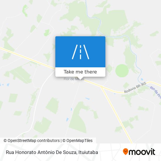 Mapa Rua Honorato Antônio De Souza