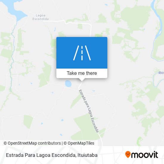 Estrada Para Lagoa Escondida map