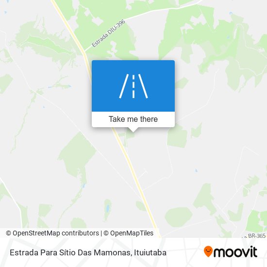 Mapa Estrada Para Sítio Das Mamonas