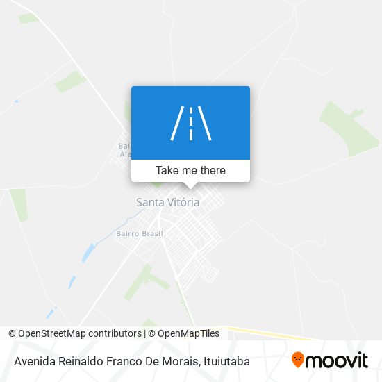 Mapa Avenida Reinaldo Franco De Morais