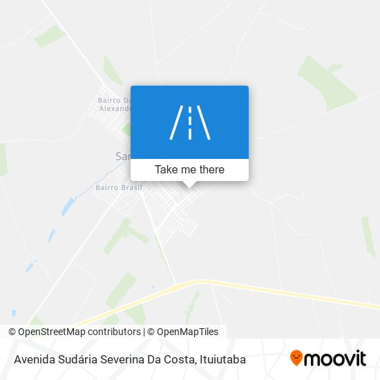 Mapa Avenida Sudária Severina Da Costa