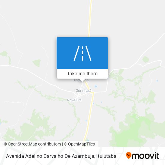 Mapa Avenida Adelino Carvalho De Azambuja