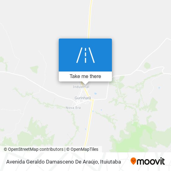 Mapa Avenida Geraldo Damasceno De Araújo