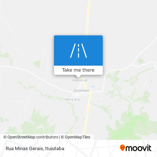 Mapa Rua Minas Gerais