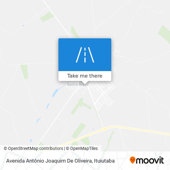 Mapa Avenida Antônio Joaquim De Oliveira