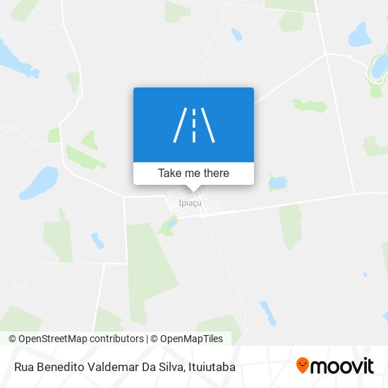 Mapa Rua Benedito Valdemar Da Silva