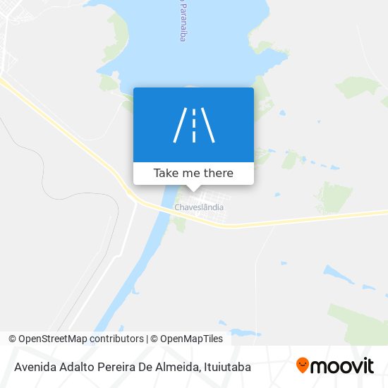 Mapa Avenida Adalto Pereira De Almeida