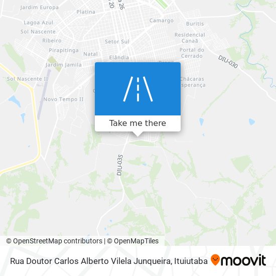 Rua Doutor Carlos Alberto Vilela Junqueira map