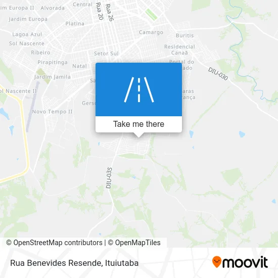 Rua Benevides Resende map