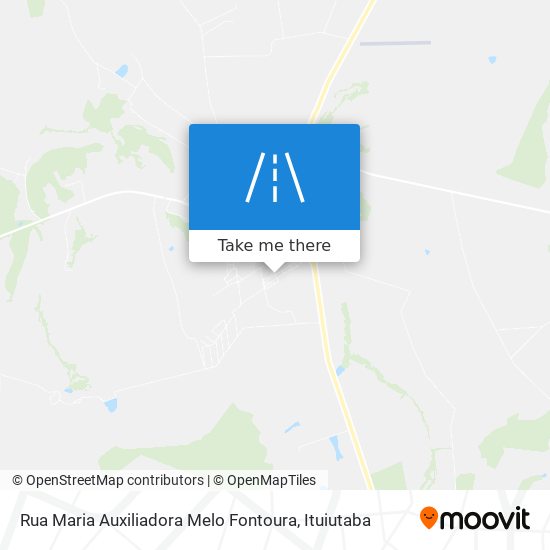 Mapa Rua Maria Auxiliadora Melo Fontoura