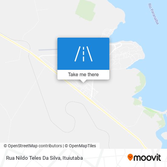 Mapa Rua Nildo Teles Da Silva