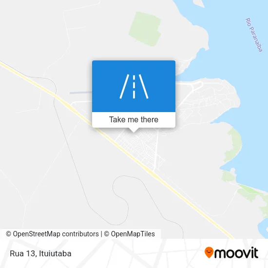 Rua 13 map