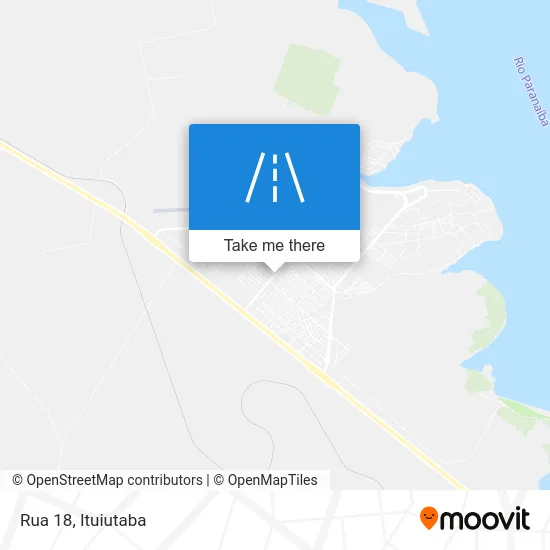 Rua 18 map