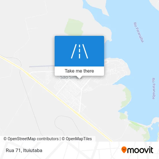 Rua 71 map