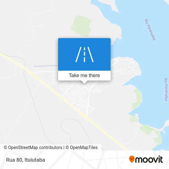 Rua 80 map