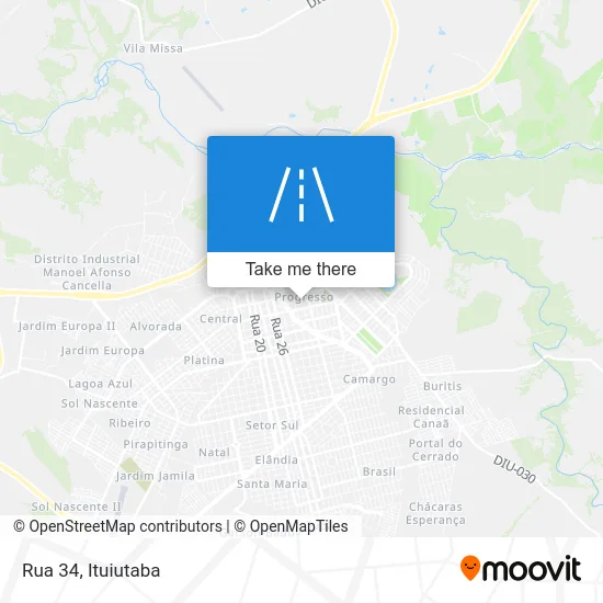 Rua 34 map