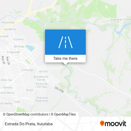 Estrada Do Prata map