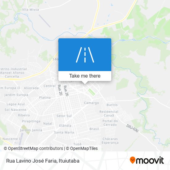 Mapa Rua Lavino José Faria