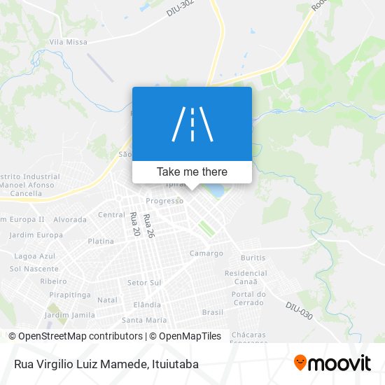 Rua Virgilio Luiz Mamede map