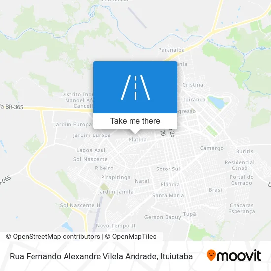 Rua Fernando Alexandre Vilela Andrade map