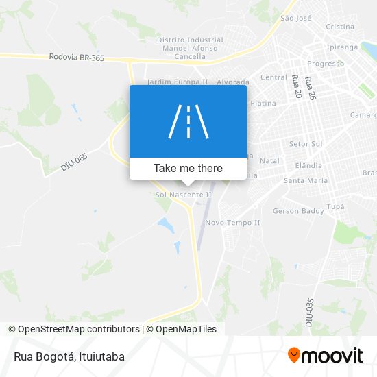 Mapa Rua Bogotá