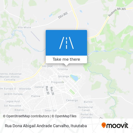 Rua Dona Abigail Andrade Carvalho map