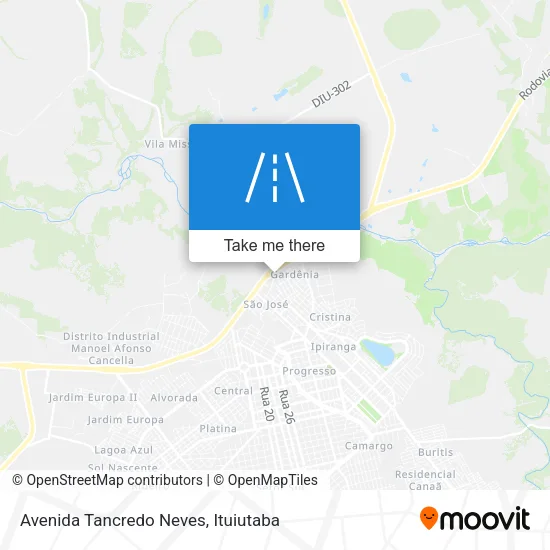 Avenida Tancredo Neves map