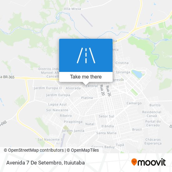 Mapa Avenida 7 De Setembro