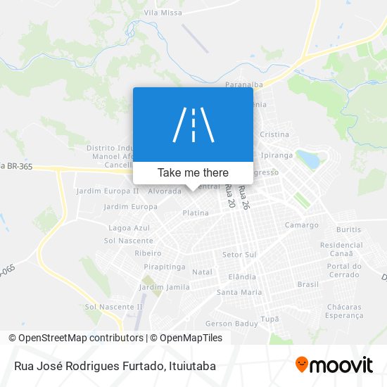 Rua José Rodrigues Furtado map