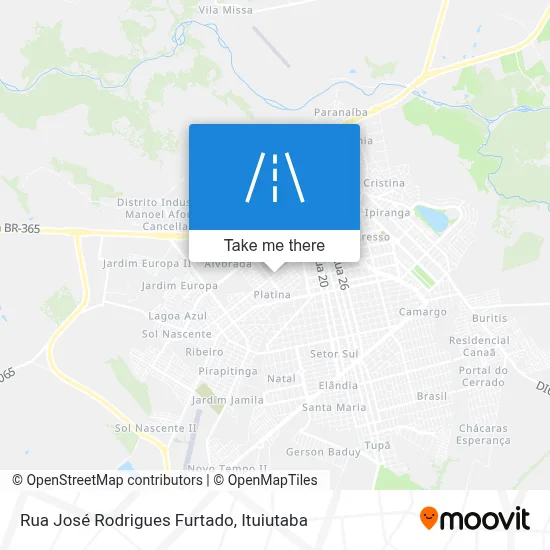 Rua José Rodrigues Furtado map