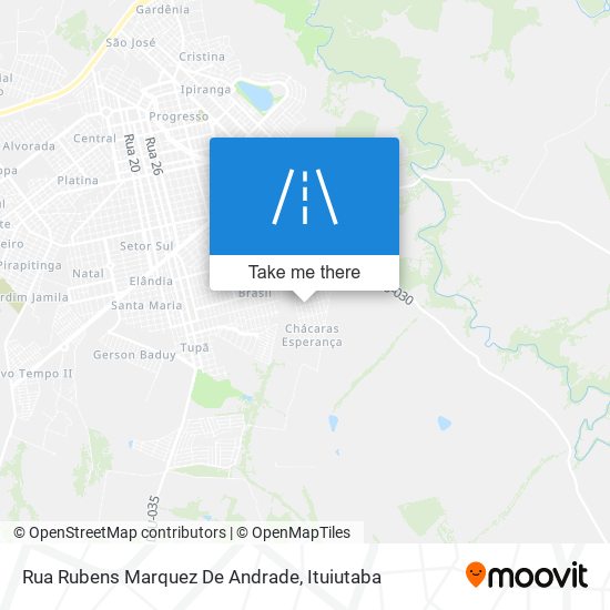 Mapa Rua Rubens Marquez De Andrade