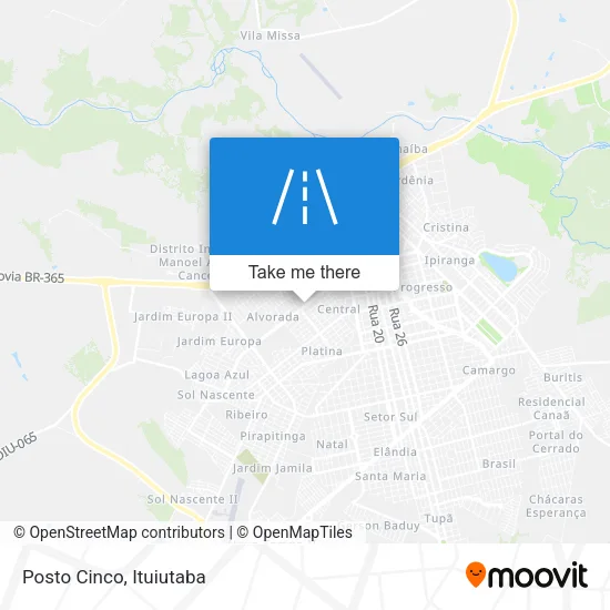 Posto Cinco map