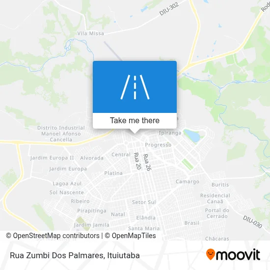 Rua Zumbi Dos Palmares map
