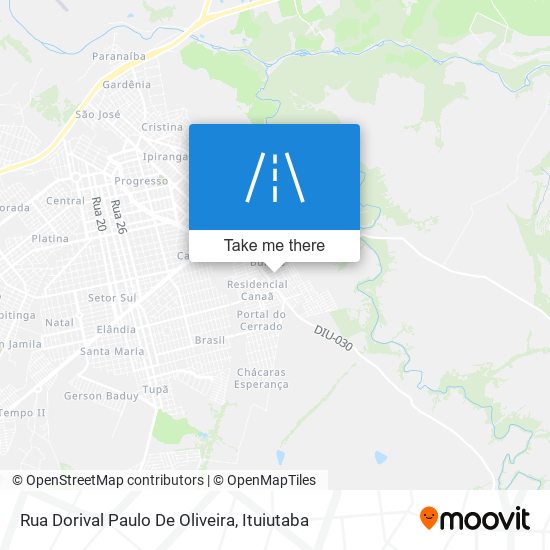 Rua Dorival Paulo De Oliveira map