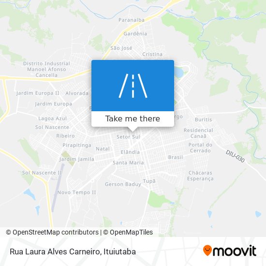 Mapa Rua Laura Alves Carneiro