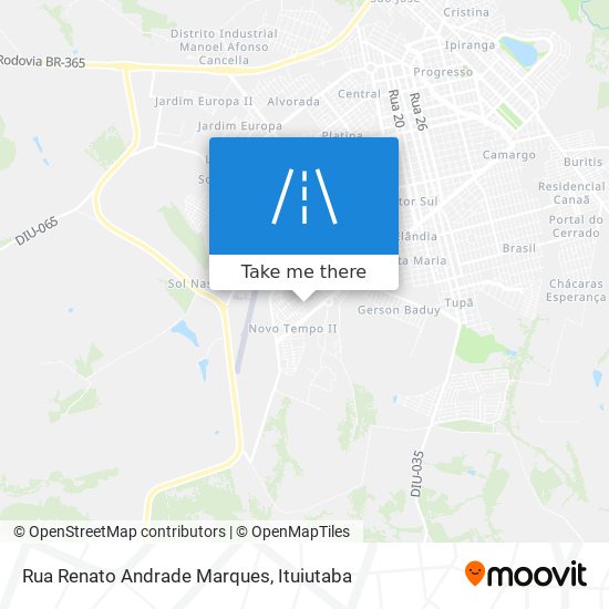 Mapa Rua Renato Andrade Marques