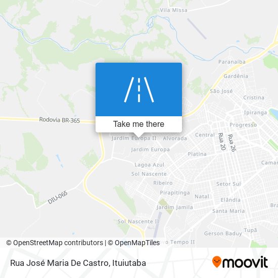 Mapa Rua José Maria De Castro