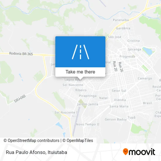 Rua Paulo Afonso map