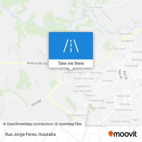 Mapa Rua Jorge Feres