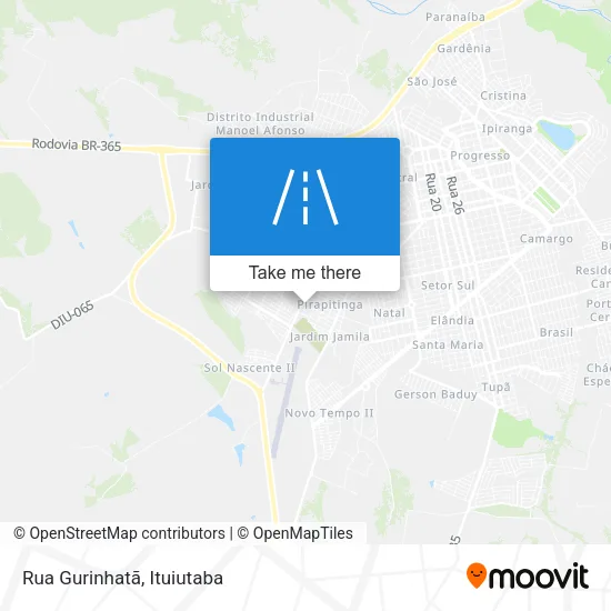 Rua Gurinhatã map