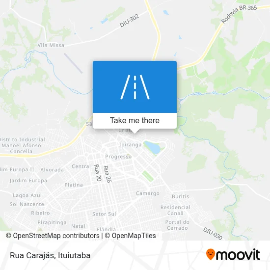 Rua Carajás map