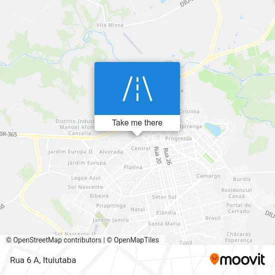 Rua 6 A map