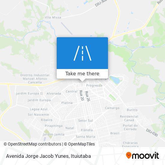 Mapa Avenida Jorge Jacob Yunes