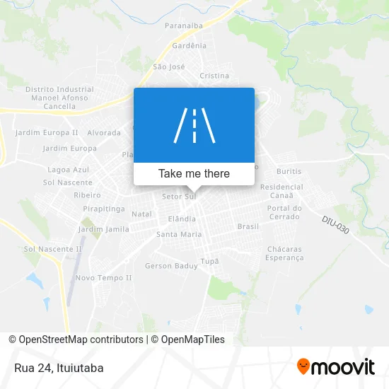 Rua 24 map