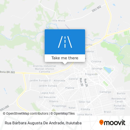 Mapa Rua Bárbara Augusta De Andrade