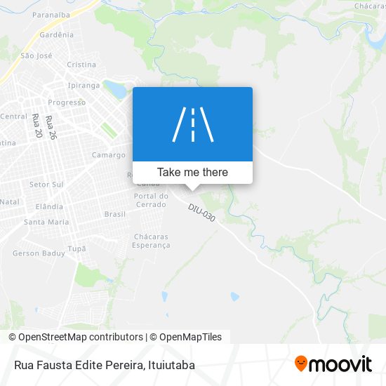 Mapa Rua Fausta Edite Pereira