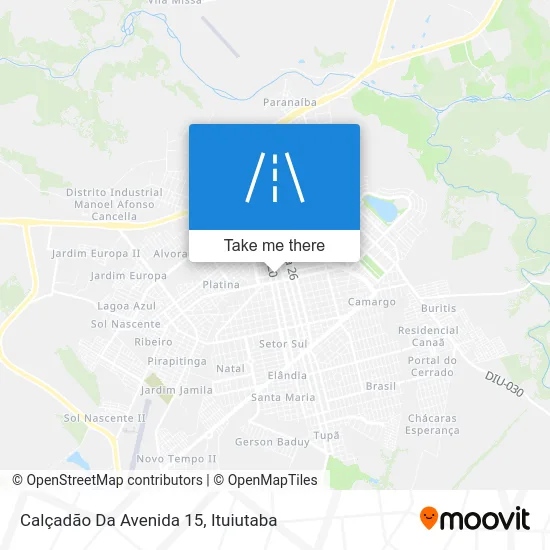 Calçadão Da Avenida 15 map
