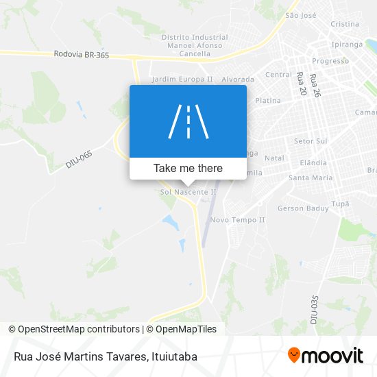 Rua José Martins Tavares map