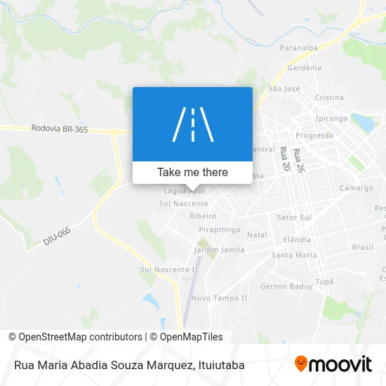 Rua Maria Abadia Souza Marquez map